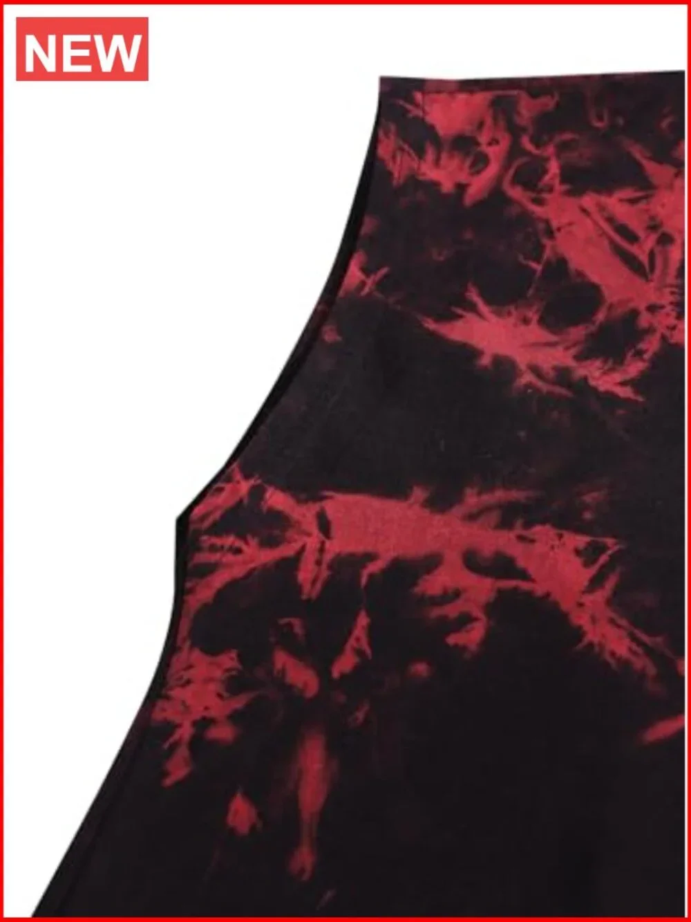 V-Neck Cap Sleeve Graphic Tee, 95% Cotton 5% Elastane, Loose Fit Summer Top - Picture 4 of 5